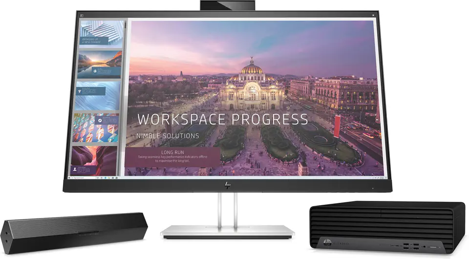⁨MONITOR HP LED, 23,8" E24d G4 (6PA50A4)⁩ w sklepie Wasserman.eu