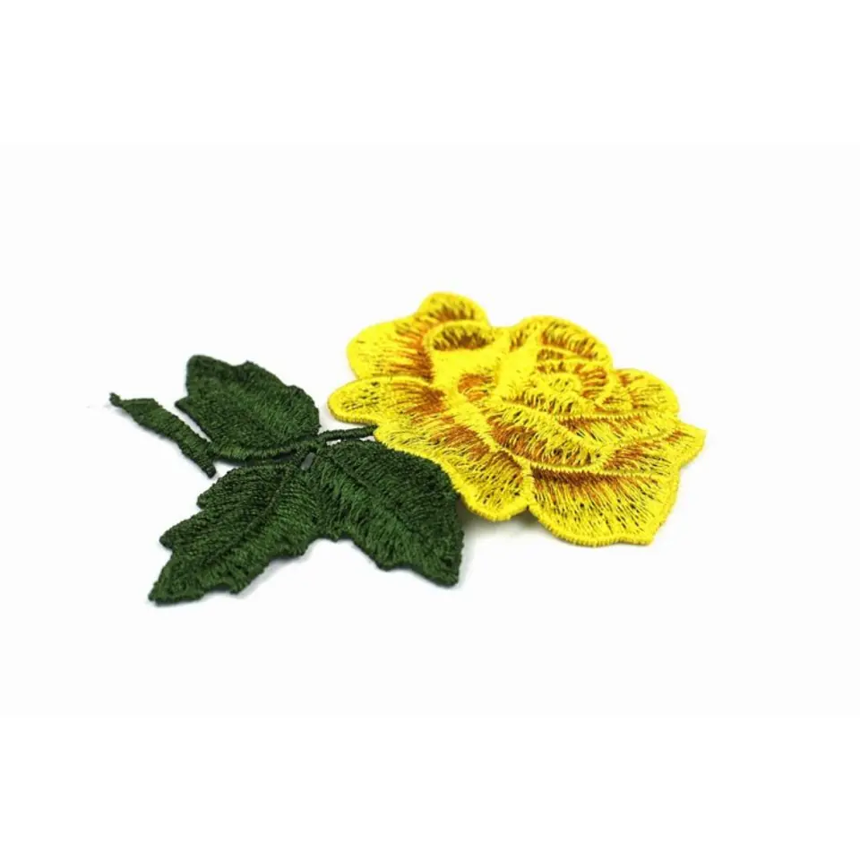 PATCH LARGE YELLOW FLOWERS EMBROIDERY H41ZO at Wasserman.eu
