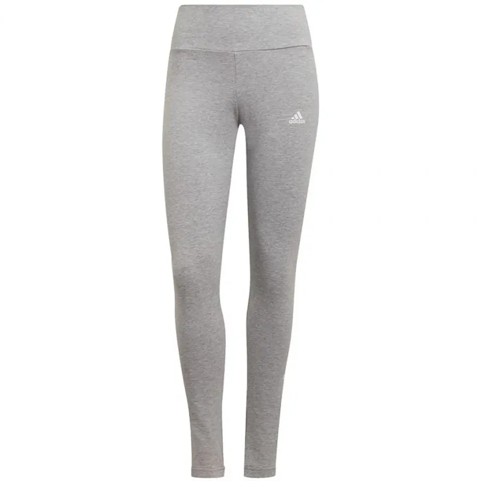 ⁨Legginsy adidas Essentials High-Waist W (kolor Szary/Srebrny, rozmiar XS)⁩ w sklepie Wasserman.eu