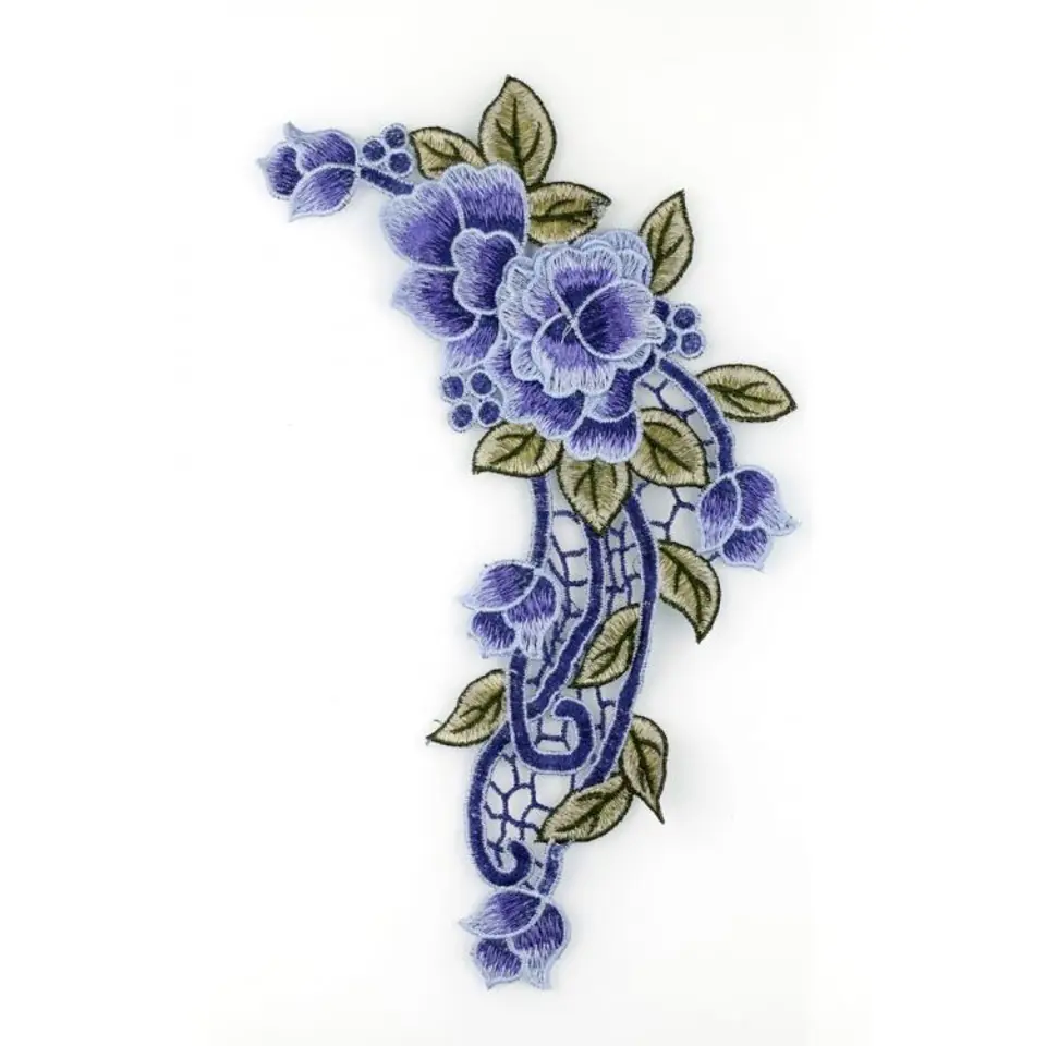 PATCH LARGE FLOWERS EMBROIDERY H48 at Wasserman.eu