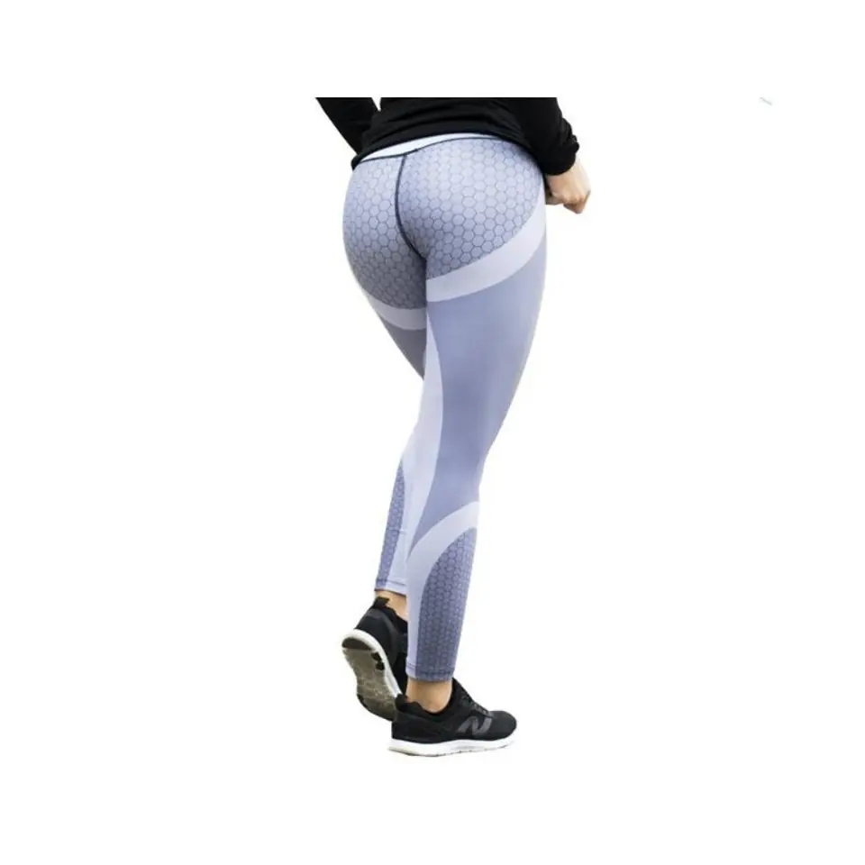 ⁨Sports Leggings Fitness Training Gray L LEG21L⁩ at Wasserman.eu