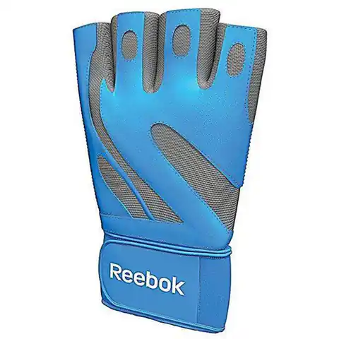 ⁨Rękawiczki Treningowe Reebok Fitness (kolor Niebieski, rozmiar M)⁩ w sklepie Wasserman.eu