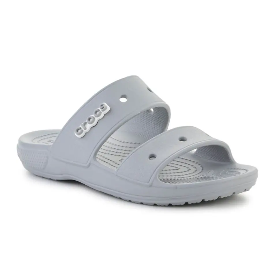 ⁨Klapki Classic Crocs Sandal 206761 (kolor Szary/Srebrny, rozmiar EU 37/38)⁩ w sklepie Wasserman.eu