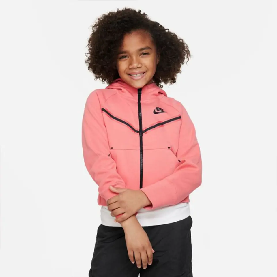 ⁨Bluza Nike Sportswear Tech Fleece Jr CZ2570 (kolor Różowy, rozmiar L (147-158))⁩ w sklepie Wasserman.eu