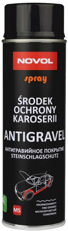 ⁨BARANEK GRAVIT 600 SPRAY CZARNY 500 ML⁩ w sklepie Wasserman.eu