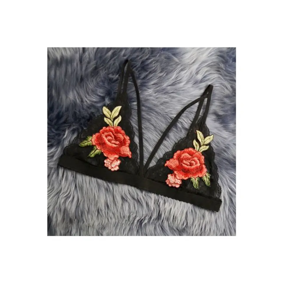 ⁨Decorative Top roses black size L OZ09CZL⁩ at Wasserman.eu