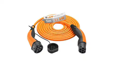 ⁨LAPP HELIX kabel do ładowania Typu 2, do 11 kW, 5 m, pomarańczowy, 61796⁩ w sklepie Wasserman.eu