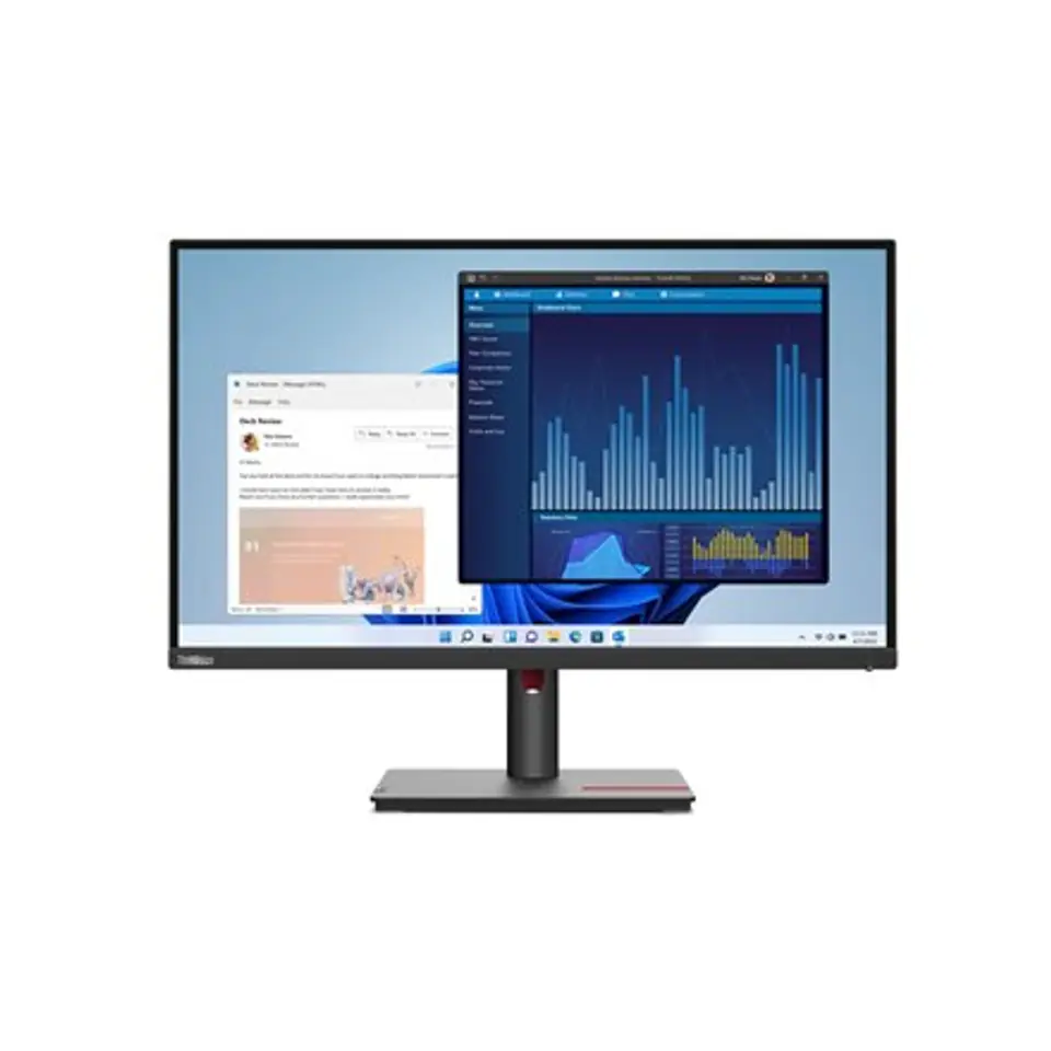 ⁨Lenovo | T27p-30 | 27 " | IPS | 4K | 16:9 | 4 ms | 350 cd/m² | Black | HDMI ports quantity 1 | 60 Hz⁩ w sklepie Wasserman.eu