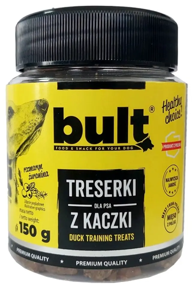 ⁨Bult Treserki z kaczki z żurawiną i rozmarynem słoik 150g⁩ w sklepie Wasserman.eu