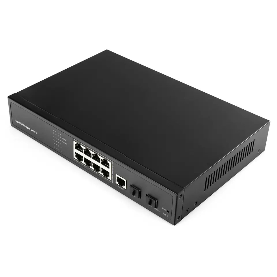 SWITCH Zarządzalny L2 GS2008S2 8x1 Gbps + 2x SFP w sklepie Wasserman.eu