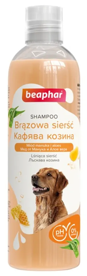 ⁨Beaphar Szampon dla brązowej sierści 250ml⁩ w sklepie Wasserman.eu