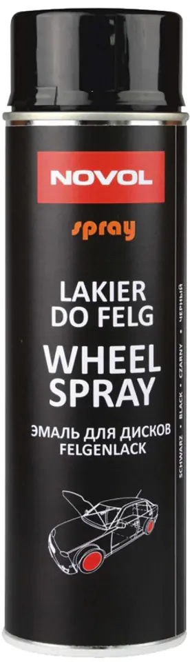 LAKIER DO FELG CZARNY 500 ML w sklepie Wasserman.eu