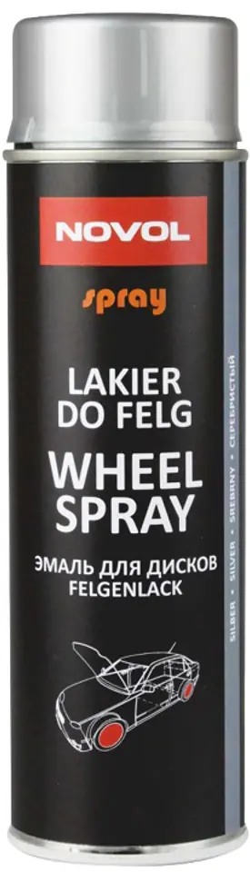 ⁨LAKIER DO FELG SREBRNY 500 ML⁩ w sklepie Wasserman.eu