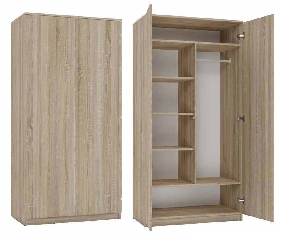 ⁨Wardrobe SD-90 Sonoma Oak⁩ at Wasserman.eu