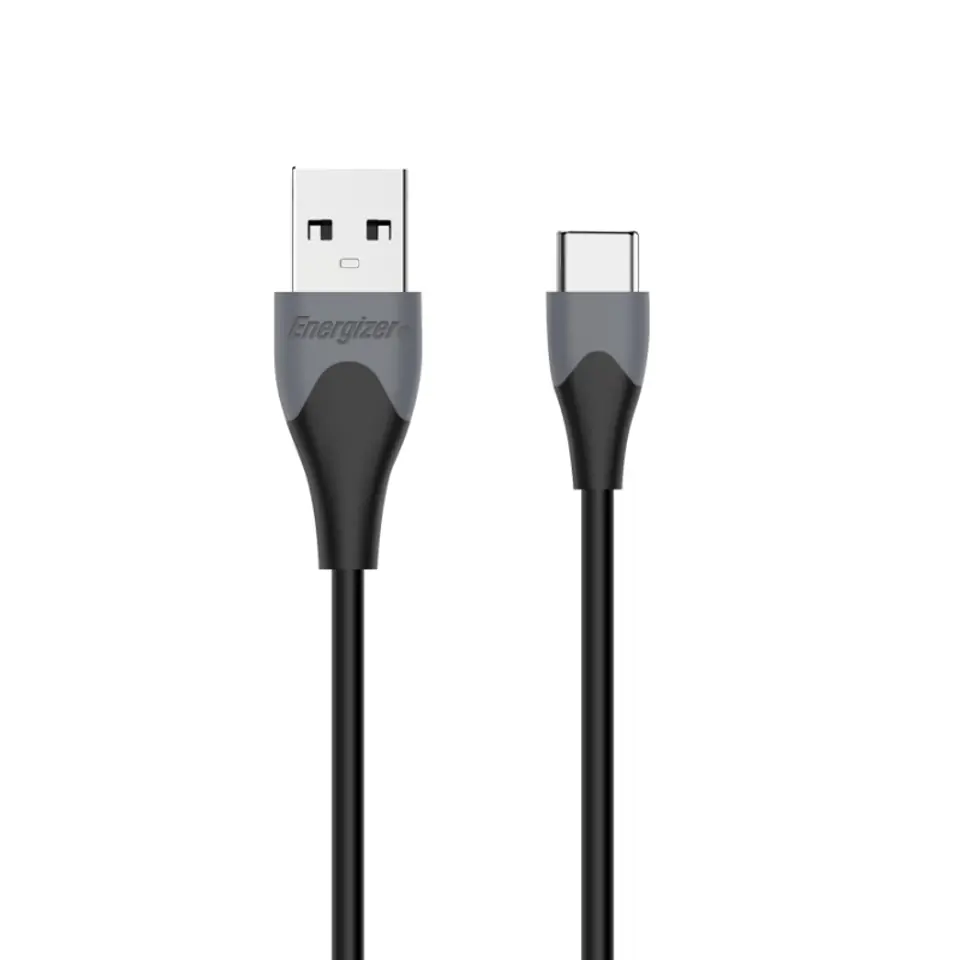 ⁨Energizer Classic - Kabel połączeniowy USB-A do USB-C 1.2m (Czarny)⁩ w sklepie Wasserman.eu