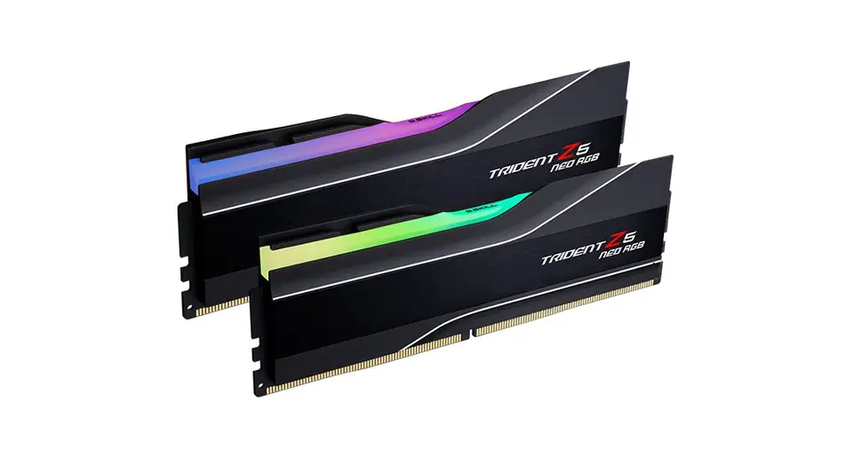 ⁨G.Skill Trident Z5 Neo RGB F5-6400J3239G16GX2-TZ5NR memory module 32 GB 2 x 16 GB DDR5 6400 MHz⁩ at Wasserman.eu