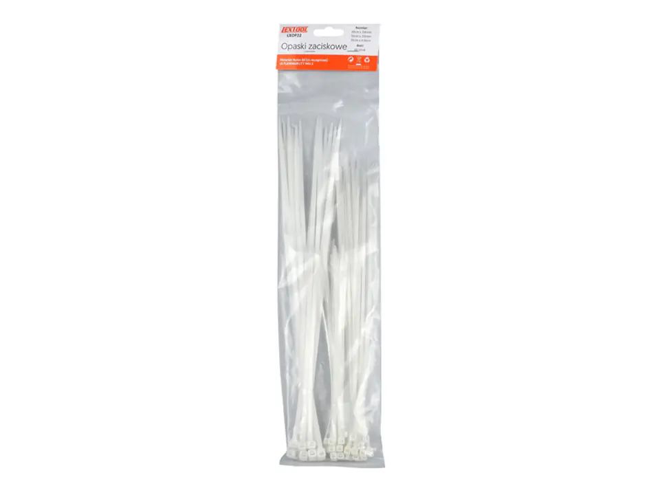 ⁨Cable ties set 200,300,350 mm, white. (1LM)⁩ at Wasserman.eu