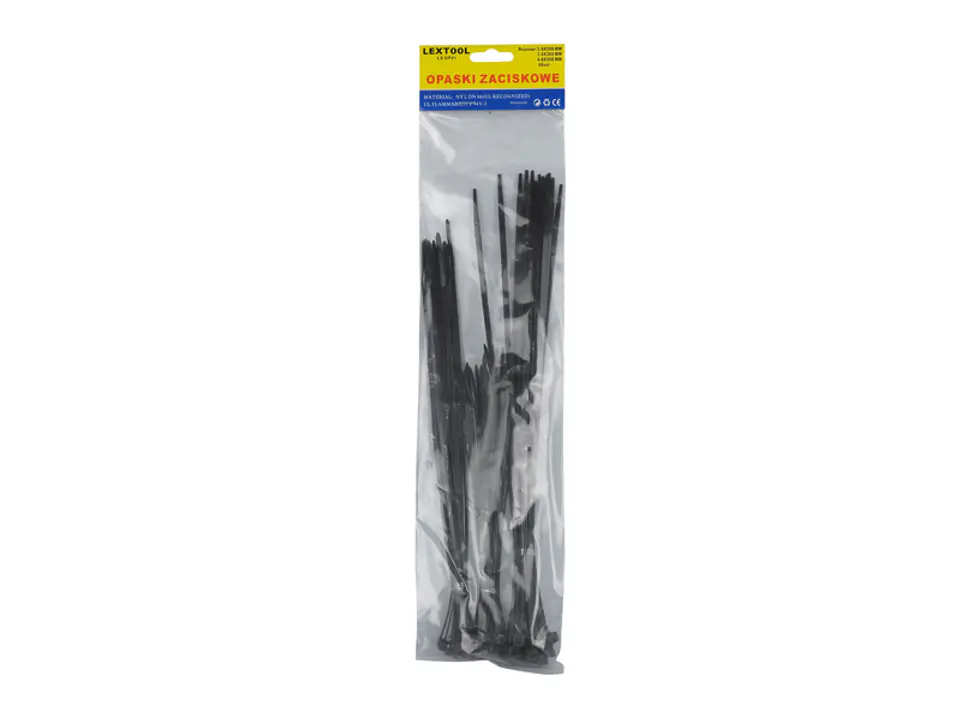 ⁨Cable ties set 200,300,350 mm, black. (1LM)⁩ at Wasserman.eu