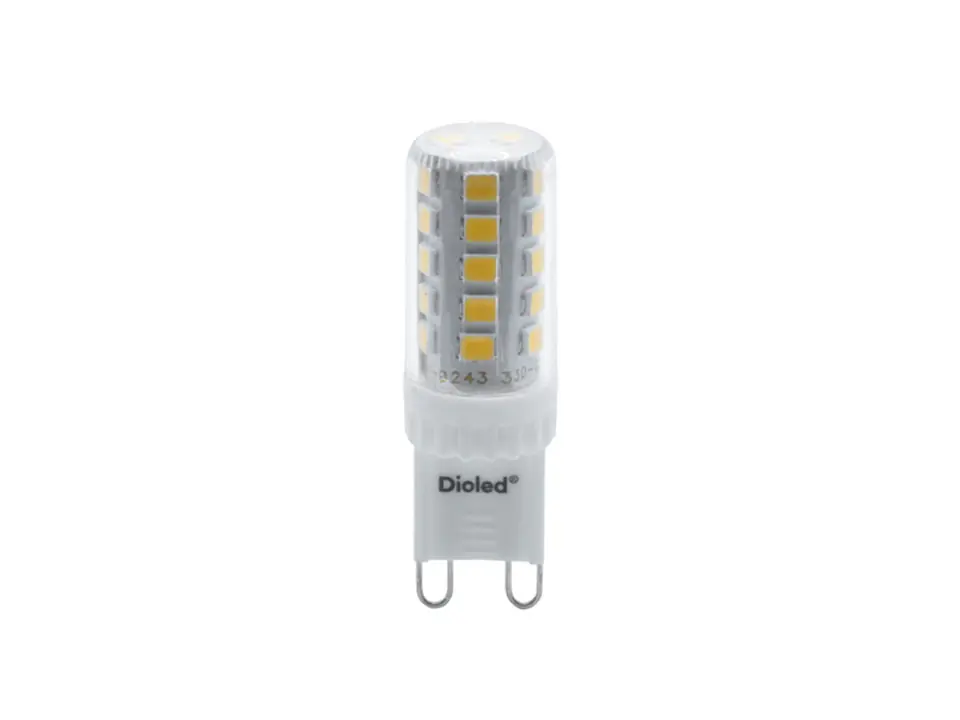 ⁨1 szt. ŻAR. LED G9 DIOLED 4W NEUTRALNA 400LM DIMM⁩ w sklepie Wasserman.eu