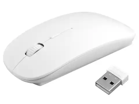 ⁨4D wireless optical mouse SLIMFIT, white. (1LM)⁩ at Wasserman.eu