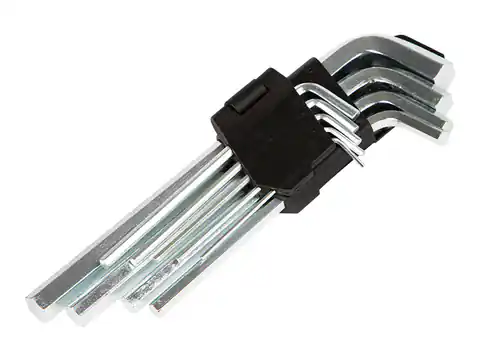 ⁨Zestaw kluczy imbusowych 2mm-10mm 9sztuk VTHEX8⁩ w sklepie Wasserman.eu