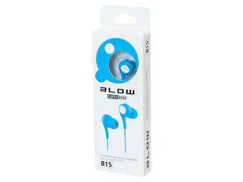 ⁨32-782# Słuchawki  blow b-15 blue douszne⁩ w sklepie Wasserman.eu