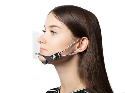 ⁨Face shield mask for nose and mouth⁩ at Wasserman.eu