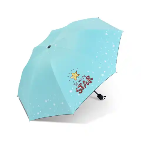 ⁨Parasol umbrella Star turkus PAR06M⁩ w sklepie Wasserman.eu