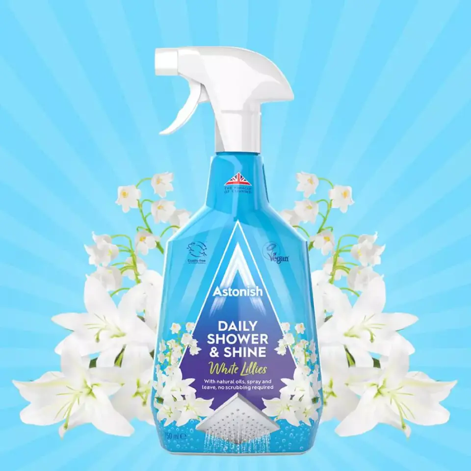 ⁨ASTONISH Self-cleaning shower and bath liquid 750ml DAILY SHOWER SHINE⁩ at Wasserman.eu