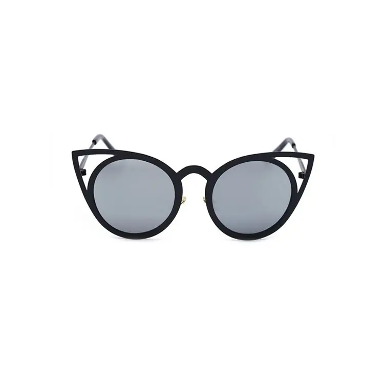 OKULARY "ROYAL CAT EYES" - CZARNE ZE SREBRNYM OK70WZ2 w sklepie Wasserman.eu