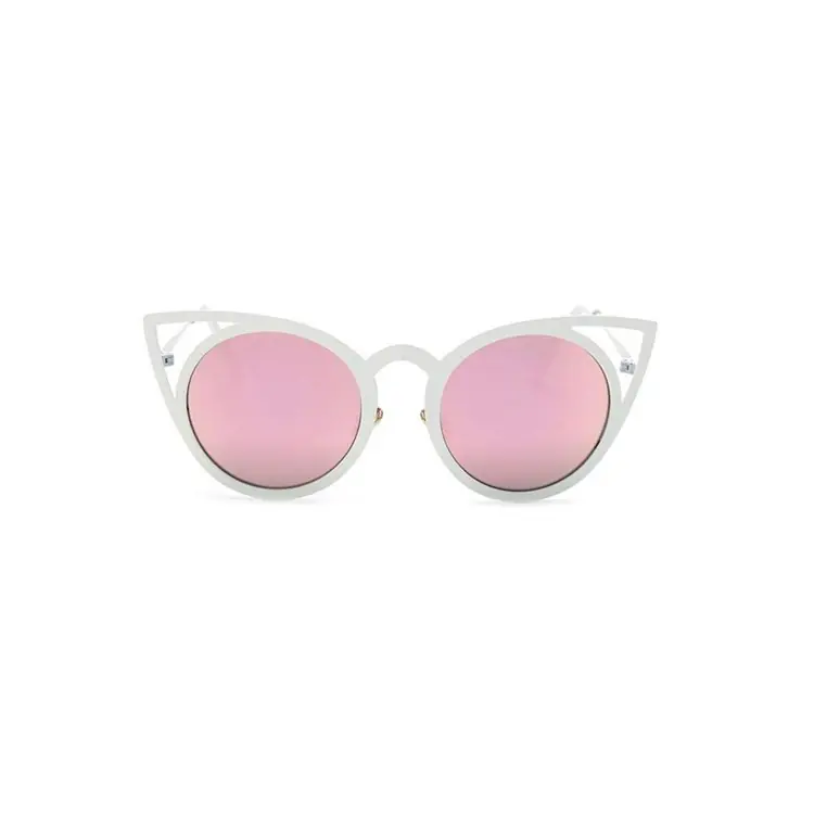 OKULARY "ROYAL CAT EYES" - BIAŁE Z RÓŻOWYM OK70WZ4 w sklepie Wasserman.eu