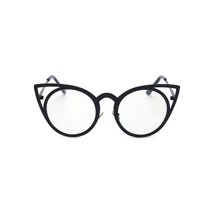 ⁨OKULARY "ROYAL CAT EYES" - CZARNE ZERÓWKI OK70WZ7⁩ w sklepie Wasserman.eu