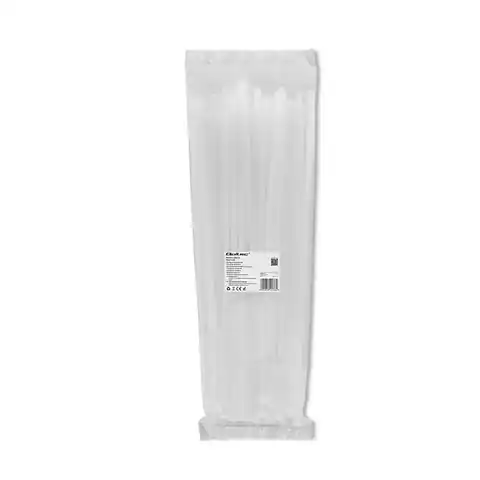 ⁨Qoltec Opaski zaciskowe wielorazowe/trytytki 7.2 * 400mm Nylon UV Białe⁩ w sklepie Wasserman.eu