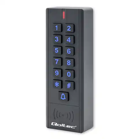⁨Qoltec Zamek szyfrowy CALISTO z czytnikiem RFIDkod karta brelok dzwonek IP68 EM⁩ w sklepie Wasserman.eu