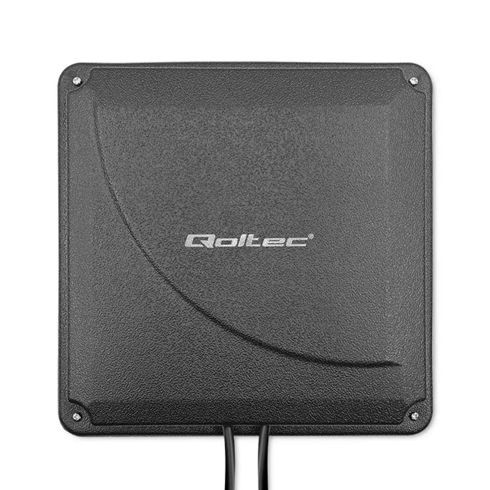 ⁨Qoltec Antena 4G LTE DUAL MIMO booster 35 dBi 50W 2x SMA męski⁩ w sklepie Wasserman.eu