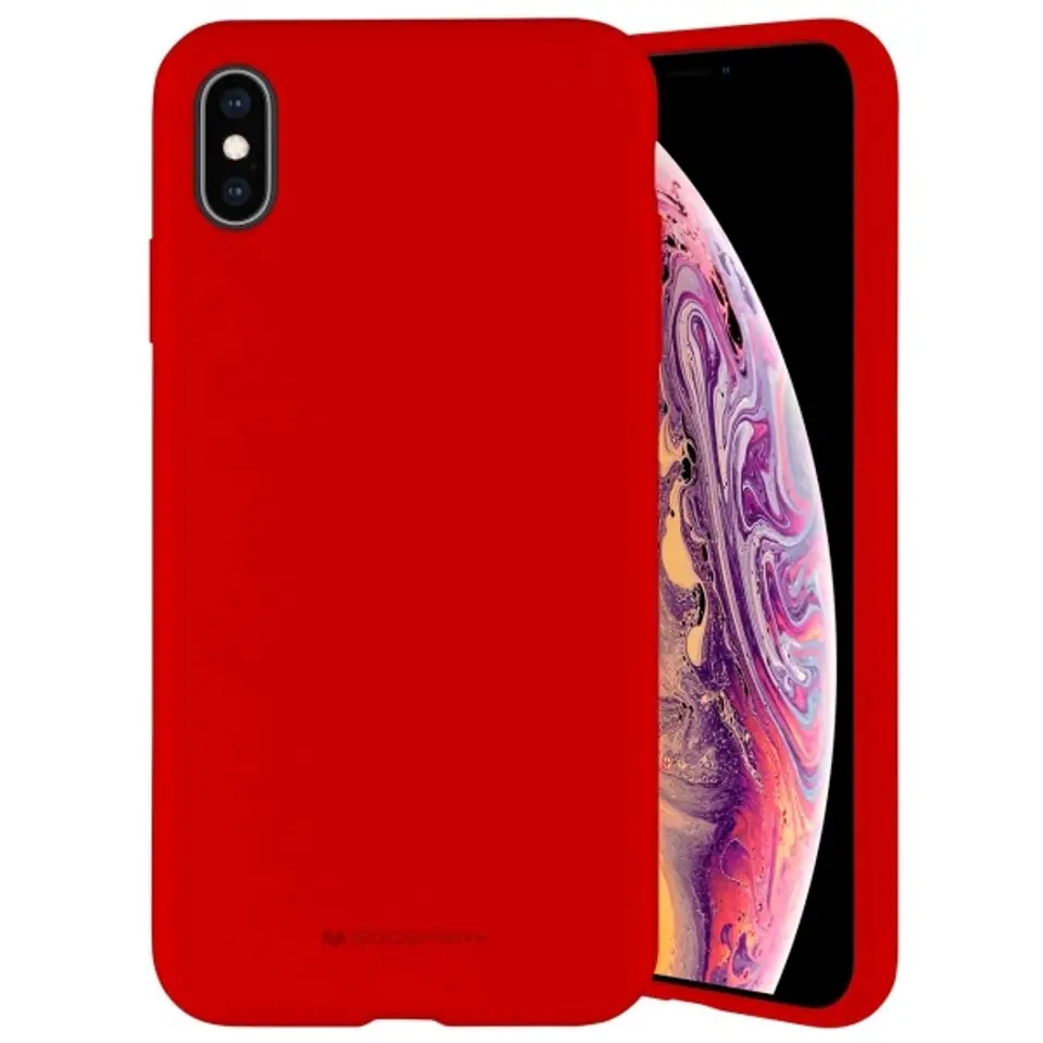⁨Mercury Silicone Samsung A31 A315 czerwony/red⁩ w sklepie Wasserman.eu