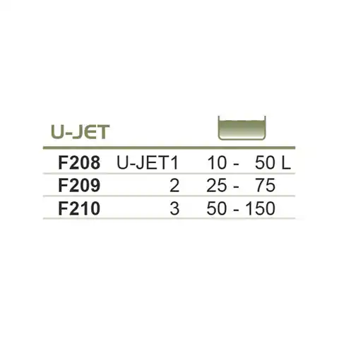⁨Filtr gąbkowy U-JET 1 Happet do akw. 10-50l⁩ w sklepie Wasserman.eu