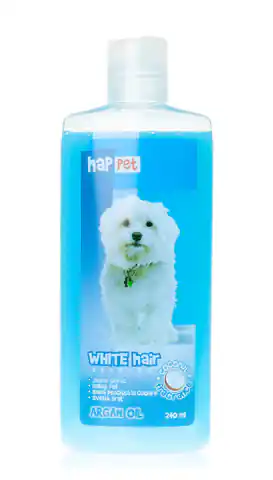 ⁨Szampon dla psów o białej i jasnej sierści Happet⁩ w sklepie Wasserman.eu