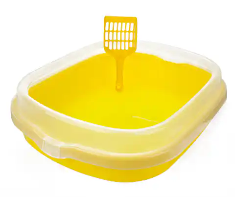⁨Kuweta Polly Happet  plastikowa żółta⁩ w sklepie Wasserman.eu
