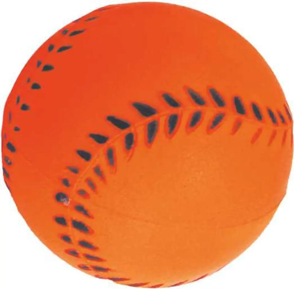 ⁨Zabawka piłka baseball Happet 72mm pomarańczowa⁩ w sklepie Wasserman.eu