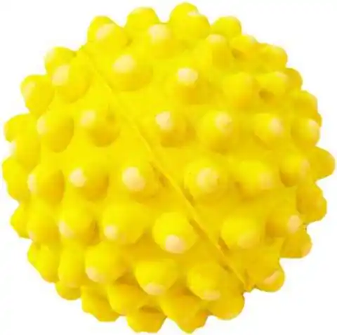 ⁨Zabawka piłka wypustki Happet 72m żółta⁩ w sklepie Wasserman.eu