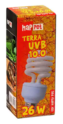 ⁨Żarówka Terra UVB Happet  10.0/26W⁩ w sklepie Wasserman.eu