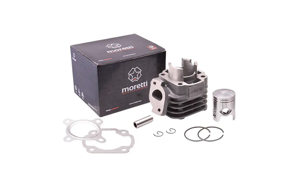 ⁨Cylinder Moretti do skutera 2T 50cc 1PE40QMB sw.12mm⁩ w sklepie Wasserman.eu