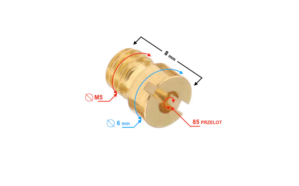 ⁨Dysze gaźnika M5 85⁩ w sklepie Wasserman.eu