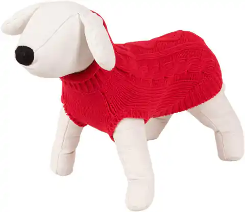 ⁨Sweterek dla psa Happet 510L czerwony L-35cm⁩ w sklepie Wasserman.eu
