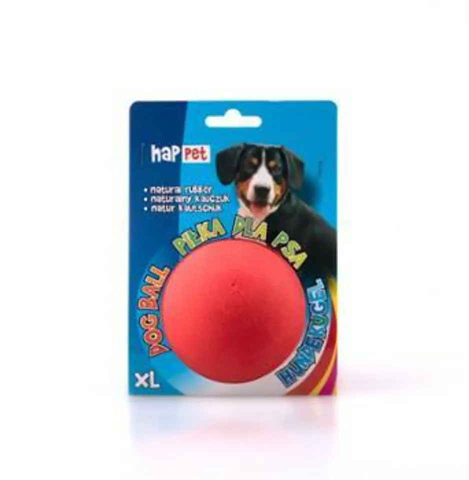 ⁨Piłka gumowa dla psa 90mm⁩ w sklepie Wasserman.eu