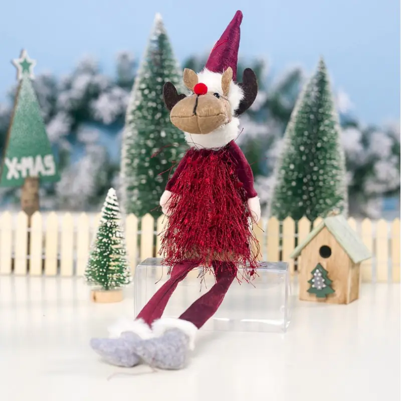 WEIHNACHTS Rentier sitzend 37 cm mit PLUSH RSN01CZE im Wasserman.eu