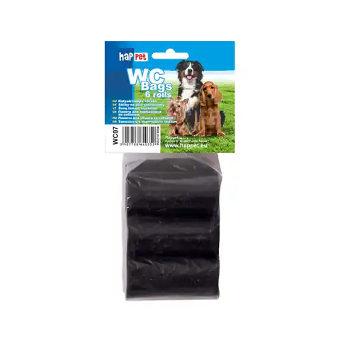 ⁨WC07 worki na psie odchody 6 rolek CZARN⁩ w sklepie Wasserman.eu