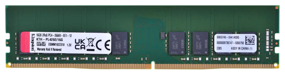 ⁨Kingston dedicated memory for HPE/HP 16GB DDR4-2666Mhz ECC Module⁩ at Wasserman.eu