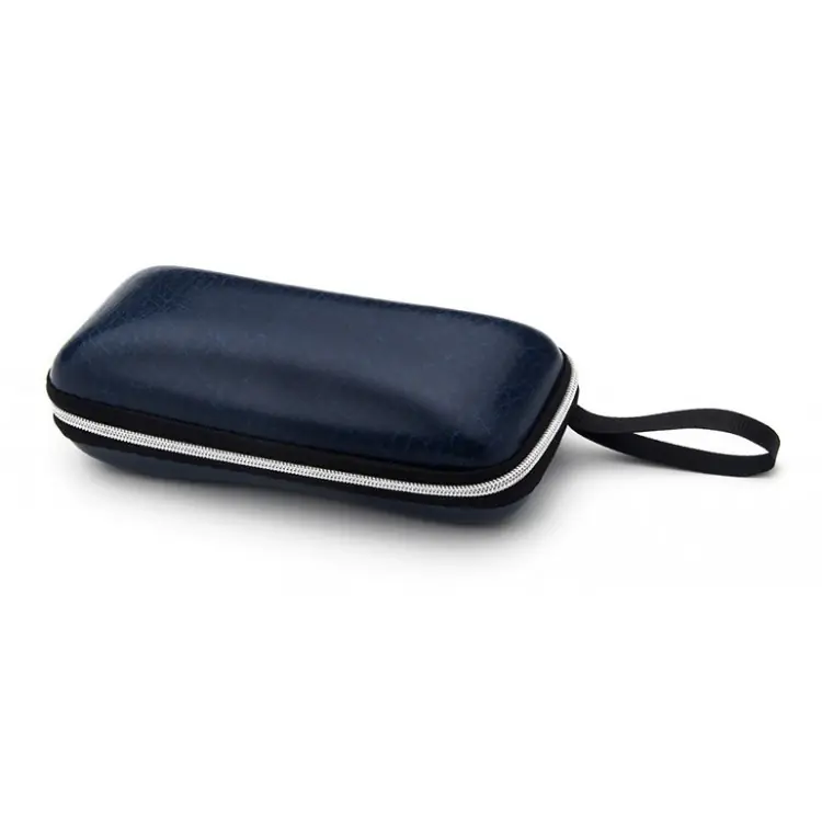 ⁨Zippered glasses case navy blue ET09GRAN⁩ at Wasserman.eu